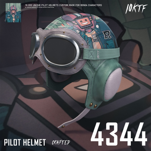 RENGA Pilot Helmet #4344