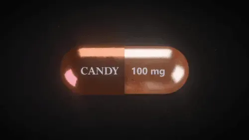 Orange Candy Pill #2444