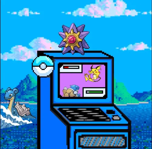 Poke-Pixel Arcade: Blue