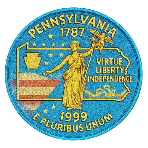 2/56 Pennsylvania State Quarter Patch #2
