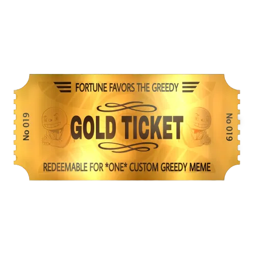 Gold Ticket #19