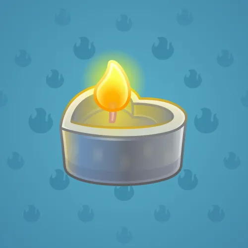 Love Candle #8201