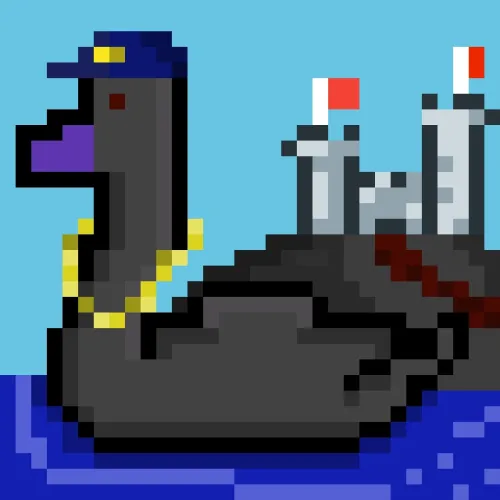 Swimming Swans #92