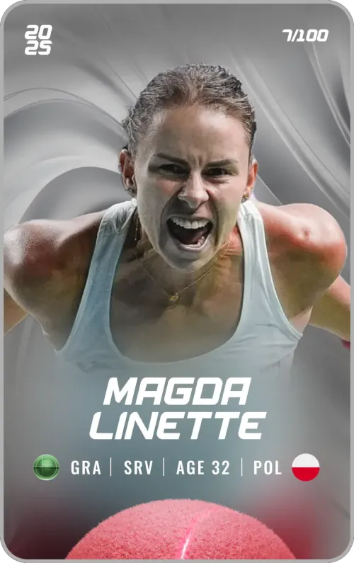 Magda Linette - Silver - Service #176756