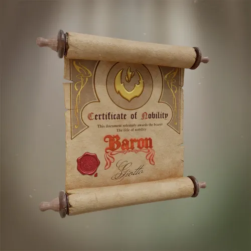 Nobility Deed: Baron 110/300