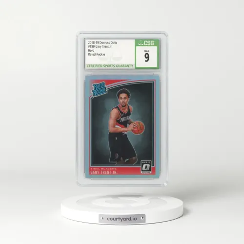 2018 Panini Donruss Optic #199 Gary Trent Jr. - Holo (CSG 9 MINT)