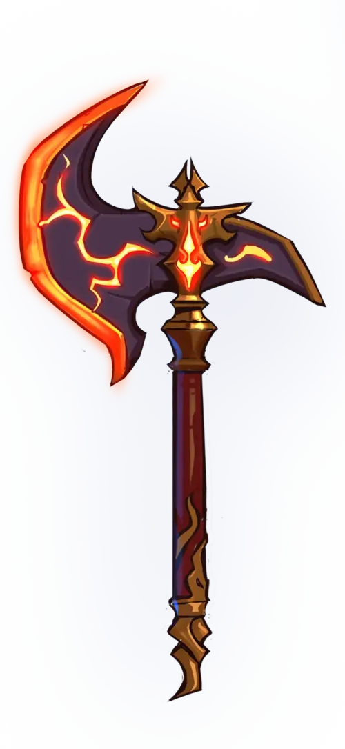 Rare Molten Axe