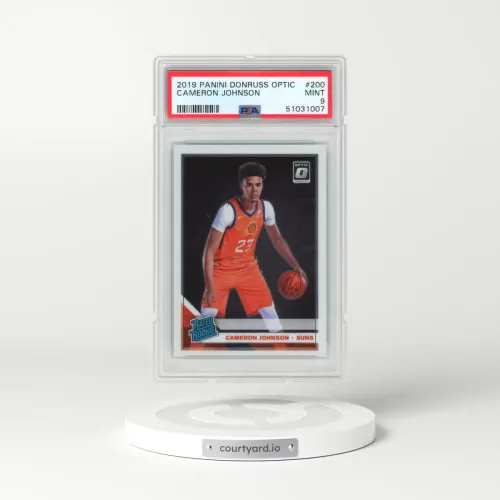2019 Panini Donruss Optic #200 Cameron Johnson (PSA 9 MINT)