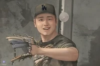 ohtani catch ball
