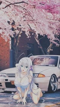 Posing with supercar #1