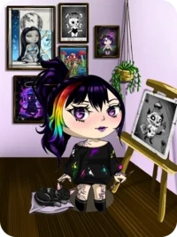 Avi the Artist by AceyPotato x Reddit Collectible Avatars