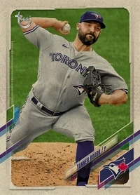 Toronto Blue Jays® Tanner Roark P Base Motion Vintage Stock 522 Super Rare
