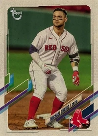 Boston Red Sox® Michael Chavis 2B1B Base Motion Vintage Stock 491 Super Rare