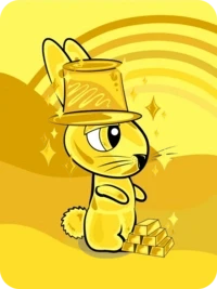 Golden Bunny by W00dlandr x Reddit Collectible Avatars