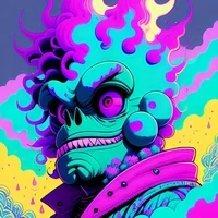 Monsters.Purple art.