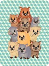 Wonderful Wombats by Scubaprincess x Reddit Collectible Avatars