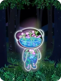 Glowing Mushrooms by PippyTheRobot x Reddit Collectible Avatars