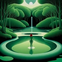 Green shade little cute