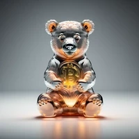 Crystal Bears Figurine
