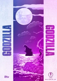 Godzilla Offshore Traditional Art CMYK Offset 1 Super Rare