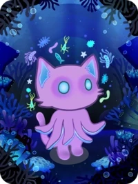 Underwater Cat by PippyTheRobot x Reddit Collectible Avatars