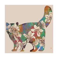 Cat and Flowers