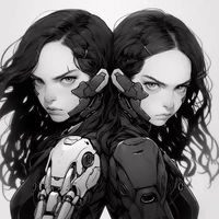 The Cyborg Sisters by SIKU
