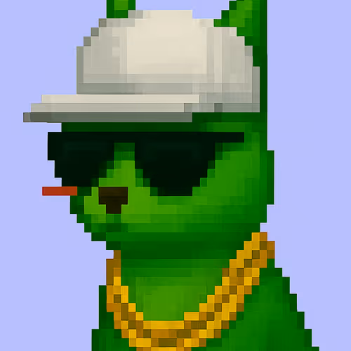 Cool Squirrel Cap Pixel Art #3