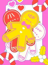 Gingerbread Holiday Card