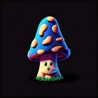 Mushrooms pixel art by MH