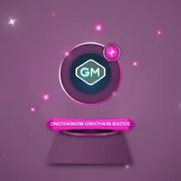 ONCHAINGM ETHEREUM BADGE
