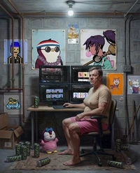 OH GOD, HE WAS INTO NFTs TOO. WHAT A WEIRDO!! by B