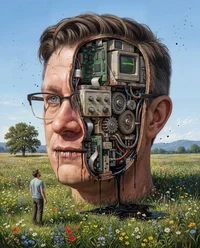 GRASS TOUCHING by BEEPLE
