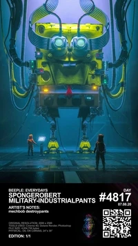 SPONGEROBERT MILITARY-INDUSTRIALPANTS by BEEPLE