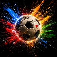 LOVE SOCCER BALL