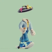 3D Invisible Friends by RandomCharacterCollective