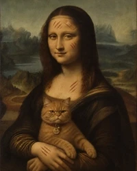 Mona Lisa Cats
