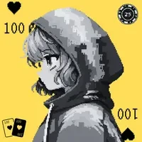 Poker Girl NFT Pixel ♥100