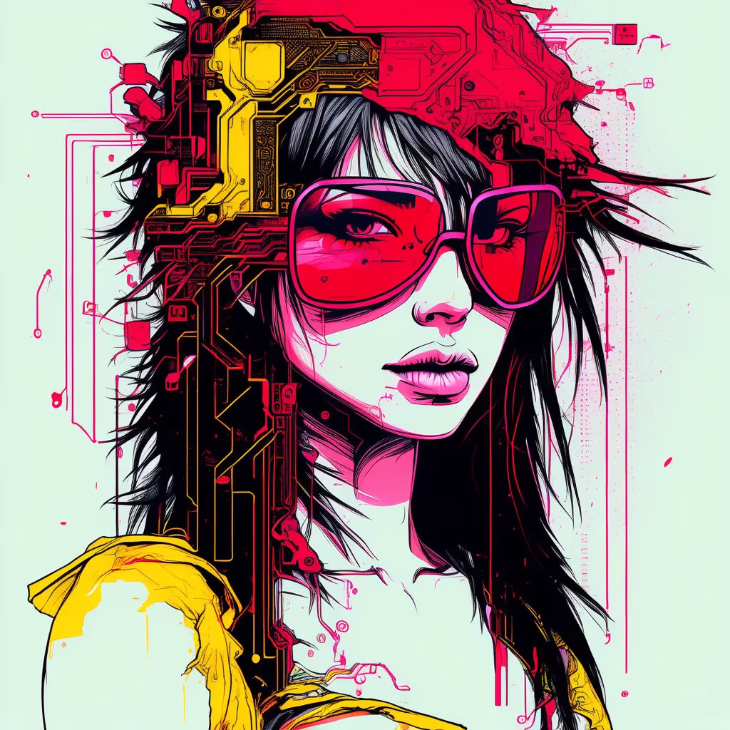 Abstract girl