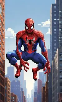 Pixel spider