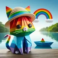 Origami Catwifhat by $CWIF