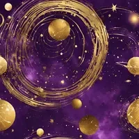 Gold and Purple Universe 🪐