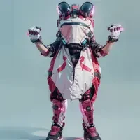 Cyborgpunk Frog