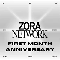 Zora Network first month anniversary
