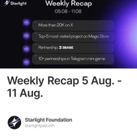 Weekly Recap 5 Aug. - 11 Aug.