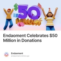 Endaoment Celebrates $50 Million in Donations