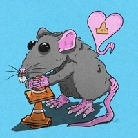 Cone Stacking Rat