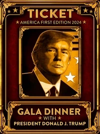 Trump Digital Trading Cards America First Dinner Ticket