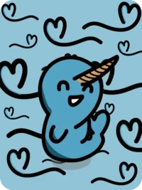 Unlucky Narwhal by 🅡🅤🅓🅘 x Reddit Collectible Avatars