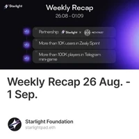 Weekly Recap 26 Aug. - 1 Sep.